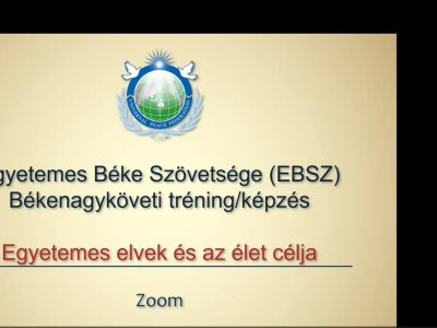 Online békenagyköveti képzés – 1. kép